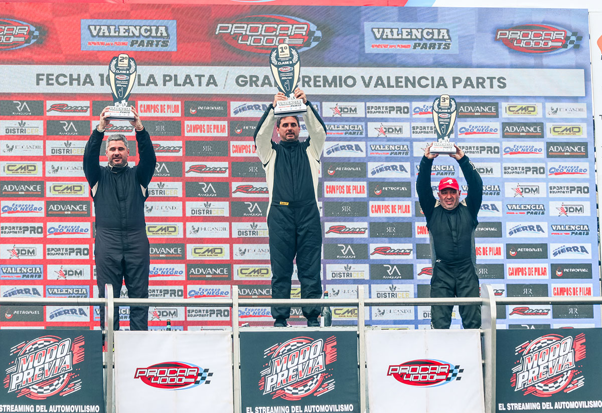 ROQUE CAGGIANO GANO EL GP VALENCIA PARTS PARA LA CLASE B